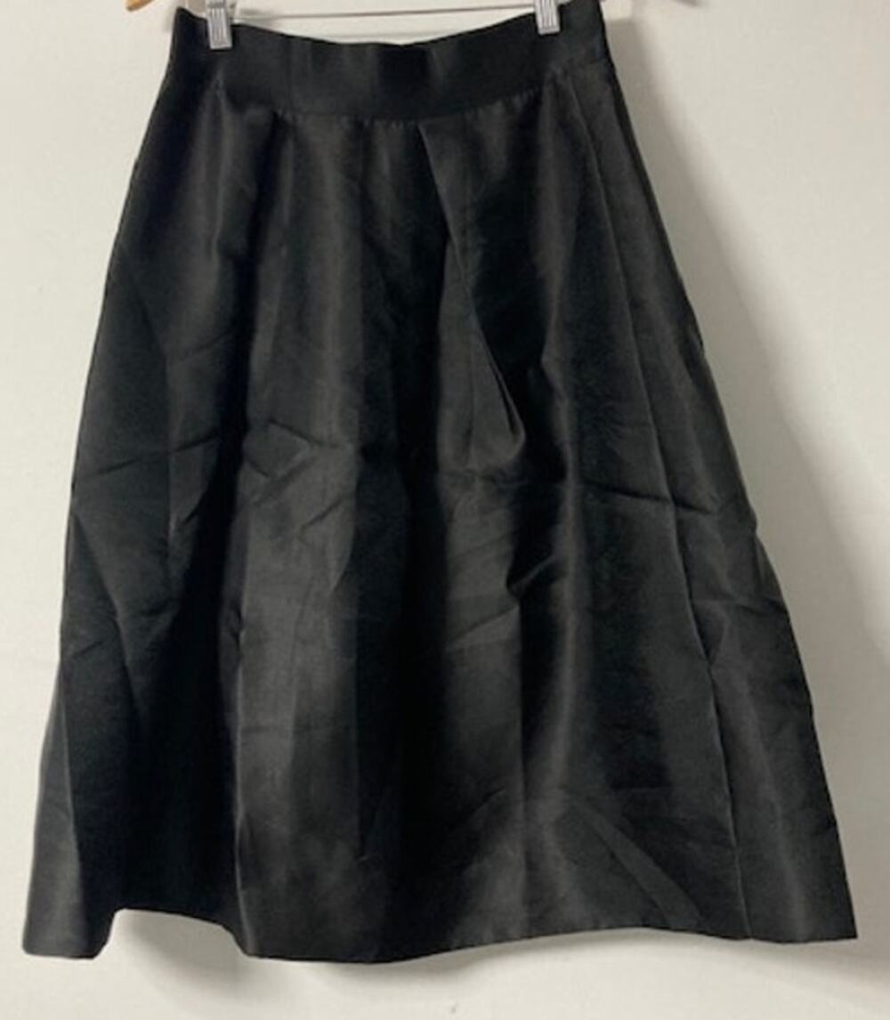 P Honey .Made in USA Black Midi Skirt Solid Lightweight Women Size 6